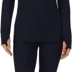 Cuddl Duds Thermal Underwear Long Johns for Women Fleece Lined Cold Weather Base Layer Top and Leggings Bottom Winter Set