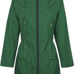 American Trends Rain Jackets for Women Waterproof Lightweight Windbreaker Rain Coats with Hood Active Packable Raincoat