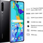 Huawei P30 128GB+6GB RAM (ELE-L29) 6.1" LTE Factory Unlocked GSM Smartphone (International Version) (Black)