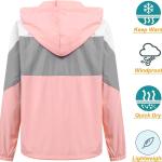 SoTeer Women's Waterproof Rain Jacket Lightweight Hooded Windbreaker Packable Active Outdoor Raincoat S-XXXL