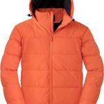 Wantdo Men's Thicken Puffer Jacket Insulated Water-Resistant Warm Winter Coat with Hood