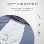 BAMBOO COOL Men’s Underwear boxer briefs Soft Comfortable Bamboo Viscose Underwear Trunks (4 Pack)
