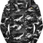 MAGCOMSEN Men's Winter Coats Water Resistant Snow Ski Jacket Fleece Lined Parka 4 Pockets