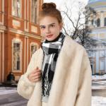 Clothirily Womens Winter Scarf, Fashion Cashmere Feel Plaid Scarfs for Women, Pashmina Shawls and Wraps, Long Blanket Scarf