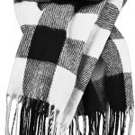 Clothirily Womens Winter Scarf, Fashion Cashmere Feel Plaid Scarfs for Women, Pashmina Shawls and Wraps, Long Blanket Scarf