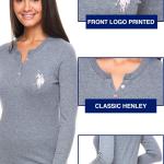 U.S. Polo Assn. Womens Thermal Underwear Set – Thermal Shirts and Thermal Leggings for Women