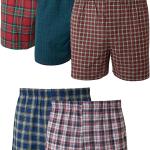 Hanes Mens Tagless Boxer With Exposed Waistband Multi-Packs