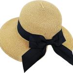 Verabella Sun Hats for Women UPF 50+ Women's Lightweight Foldable/Packable Beach Sun Hat
