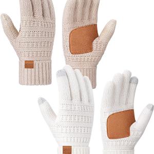 clubone Winter Gloves - Gloves for Men Women, Stretch Fleece Gloves With Smart Touch, Windproof Glove for Running Driving