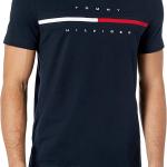 Tommy Hilfiger Men's Short Sleeve Signature Stripe Graphic T-Shirt