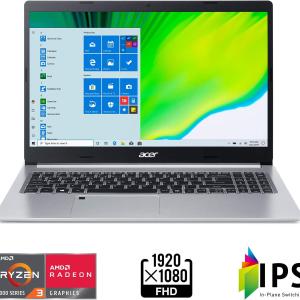 Acer Aspire 5 A515-45-R1YC Slim Laptop | 15.6" Full HD IPS | AMD Ryzen 5 5500U Hexa-Core Mobile Processor | 8GB DDR4 | 256GB NVMe SSD | WiFi 6 | Backlit KB | Windows 10 Home