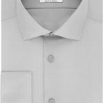 Calvin Klein Men's Dress Shirt Slim Fit Non Iron Solid French Cuff