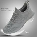 Socviis Mens Slip On Running Shoes Athletic Walking Trainers Lightweight Breathable Mesh Tennis Sneakers
